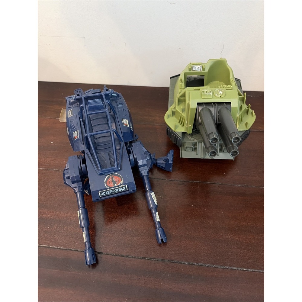 Hasbro GI Joe Vehicle Lot Of 2 For Parts Not Complete See Pictures 1980s